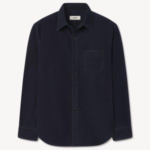 Sateen Lazy Yoke Shirt